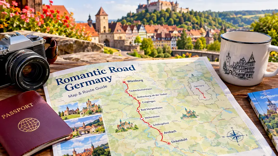 Romantic Road Germany Map and Route Guide