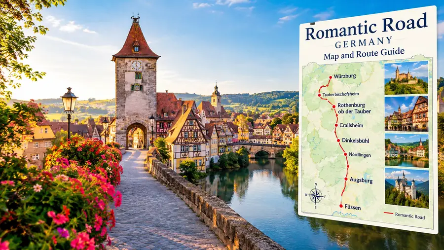 Romantic Road Germany Map and Route Guide